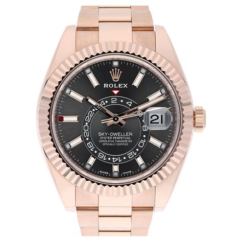 rolex sky dweller 42mm everose gold watch fake|rolex watches waterproof.